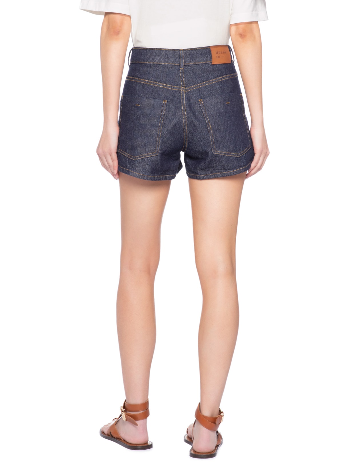 Short Feminino Jeans Intense Blue Azul Dress To