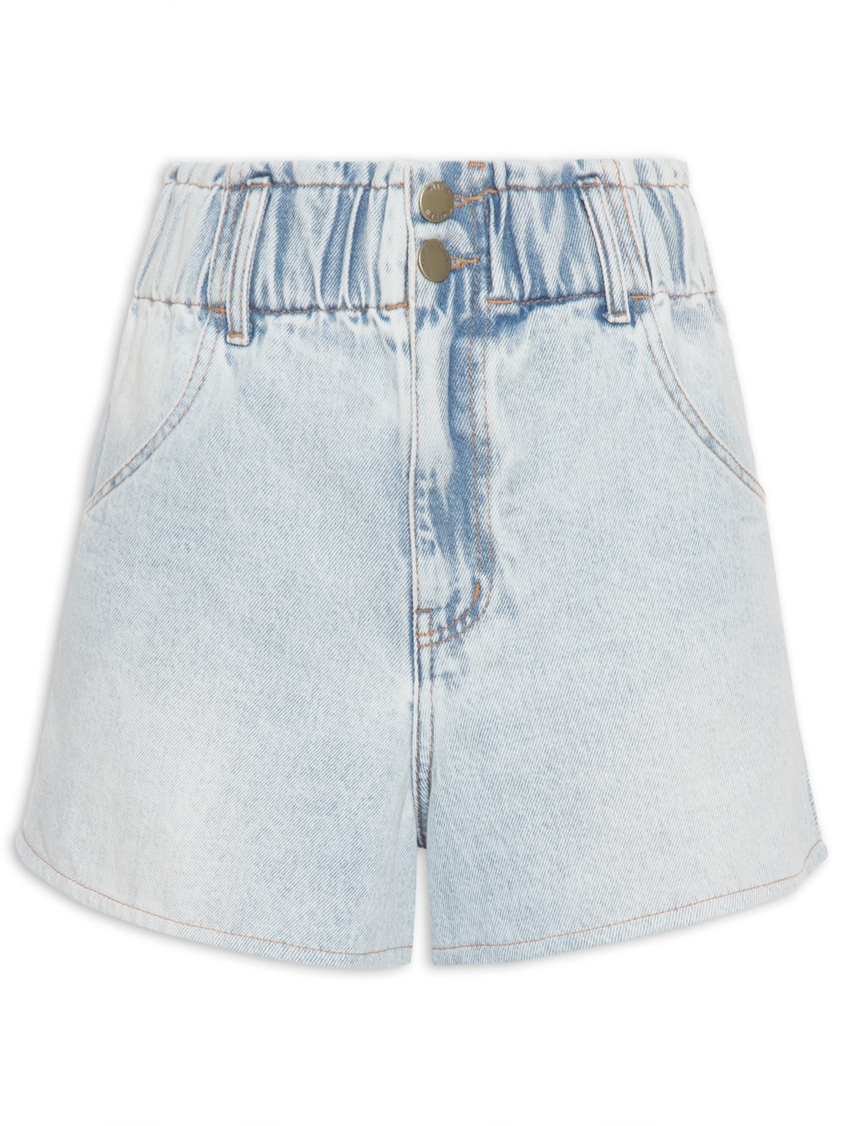 Short Feminino Jeans Manaca Azul Mixed