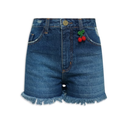 Short Feminino Jeans Mia - Azul