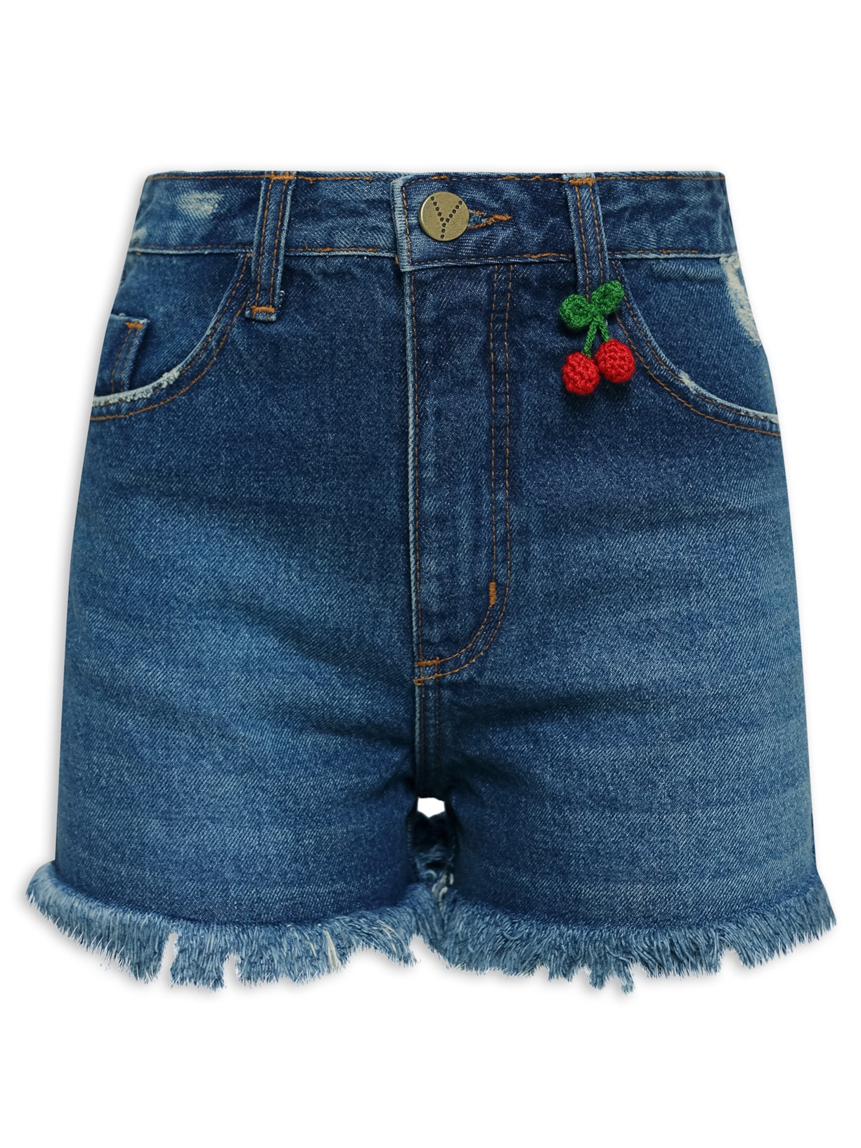 Short Feminino Jeans Mia - Azul