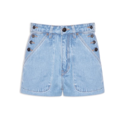 Short Feminino Jeans Sailor Jeans - Azul