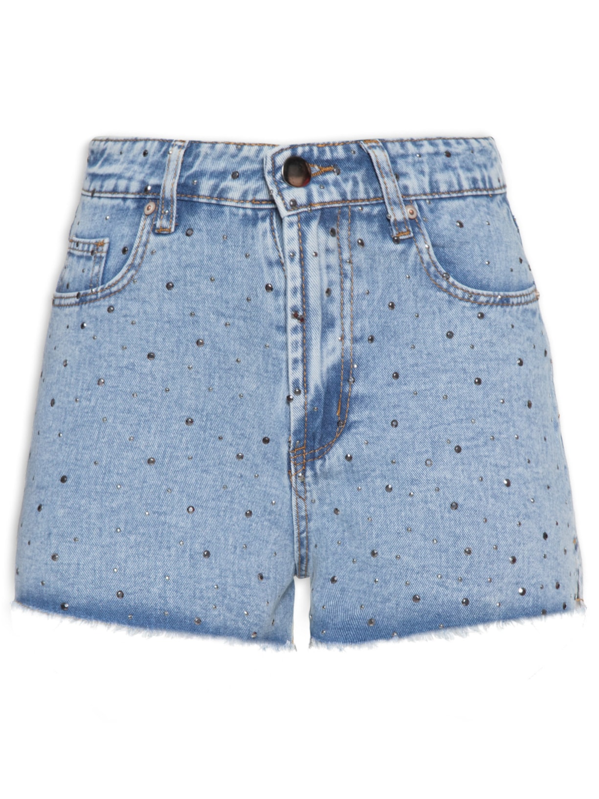 Short Feminino Jeans Shine - Azul