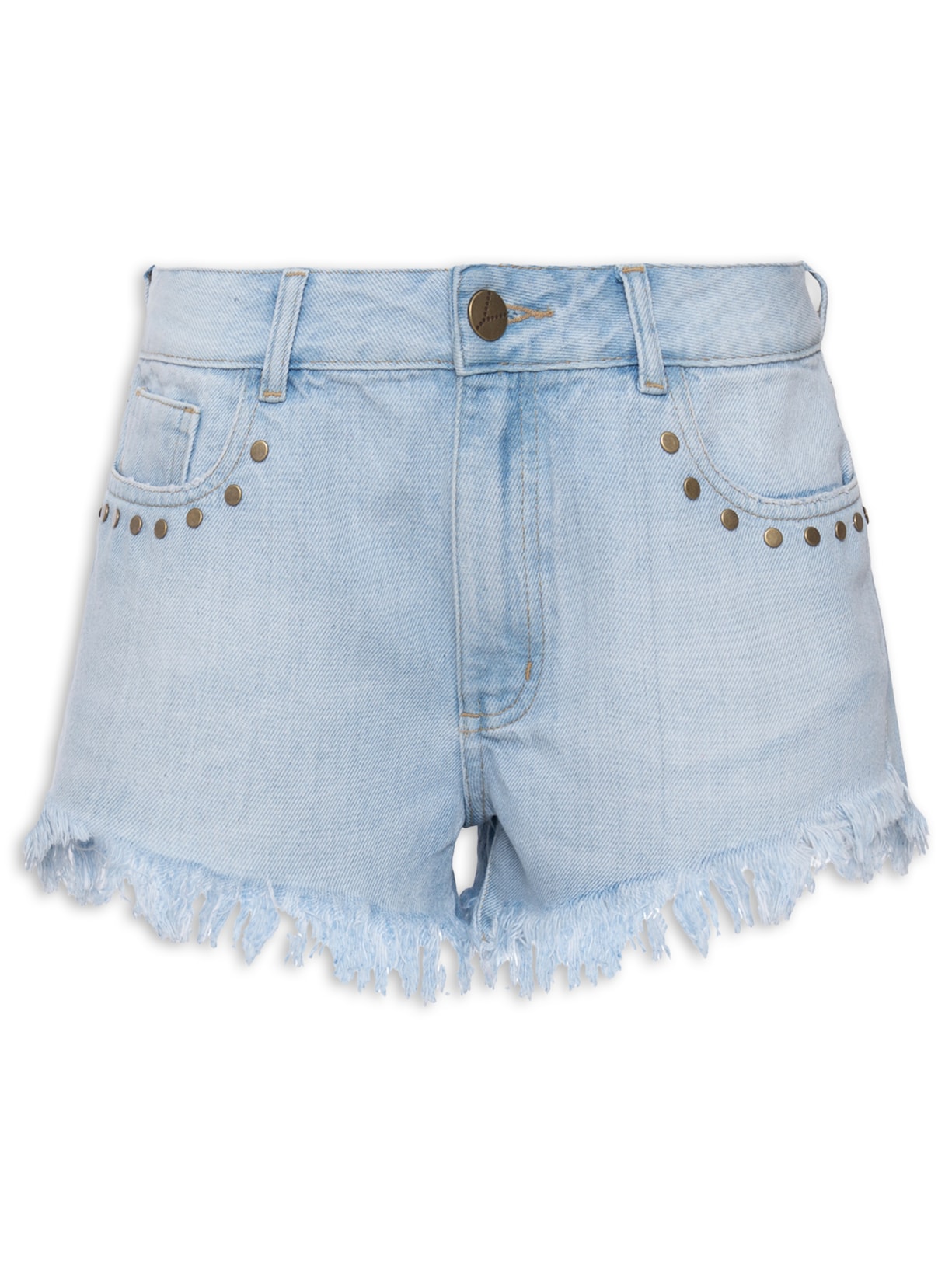 Short Feminino Jeans Vintage - Azul