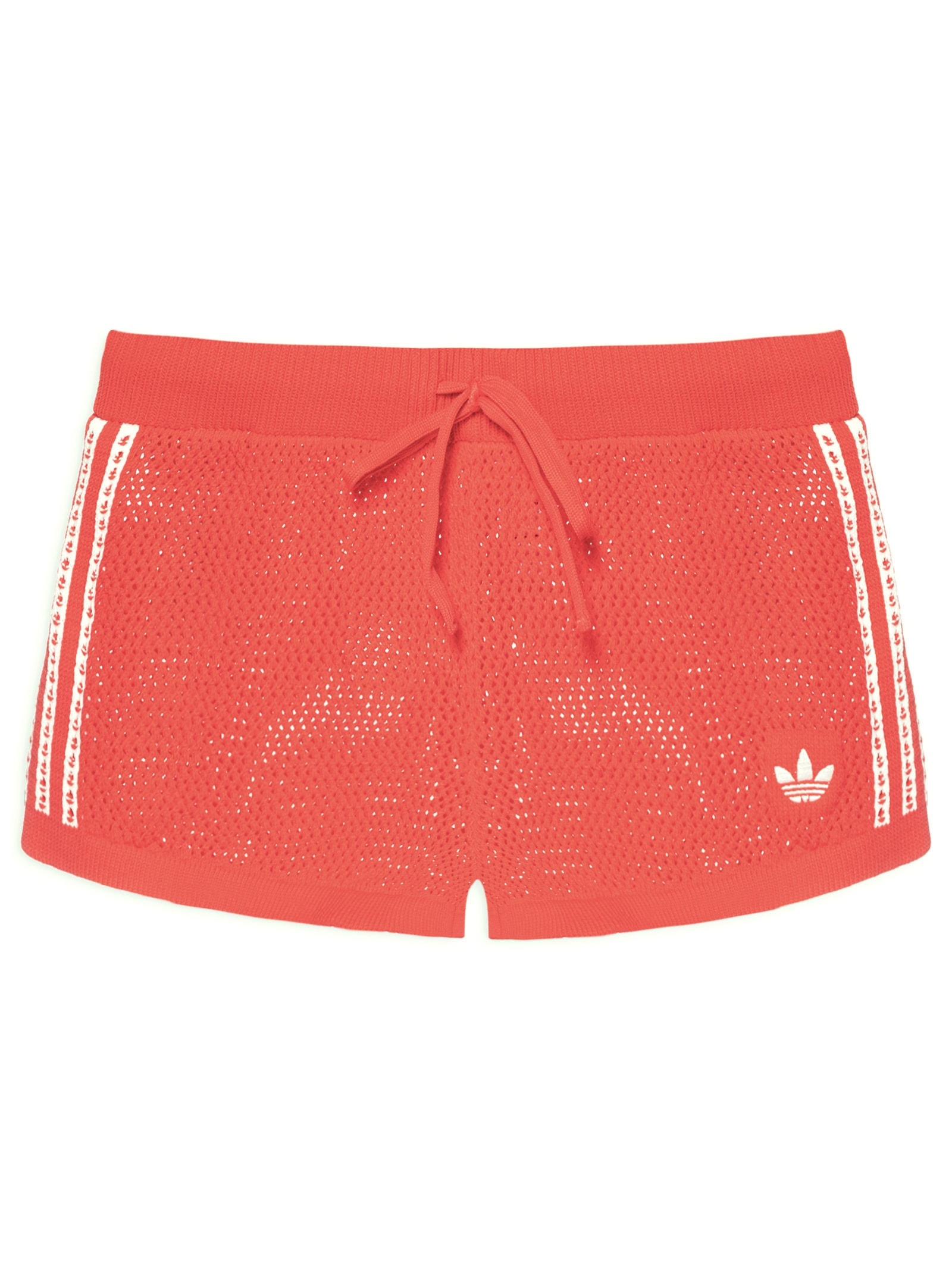 Short Feminino Knitted Crochet - Vermelho - Adidas Originals