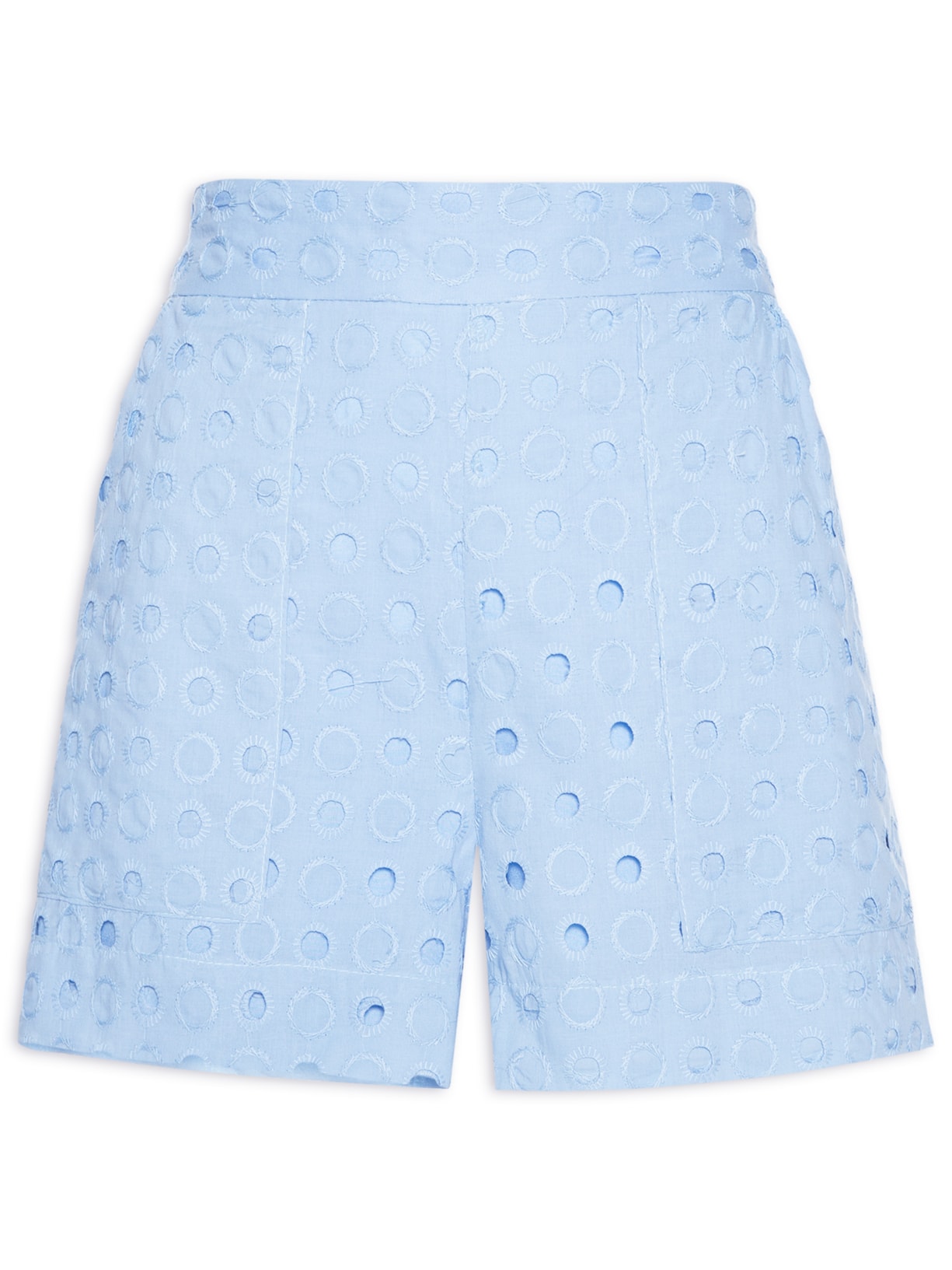 Short Feminino Laise Bolso Chapado - Azul