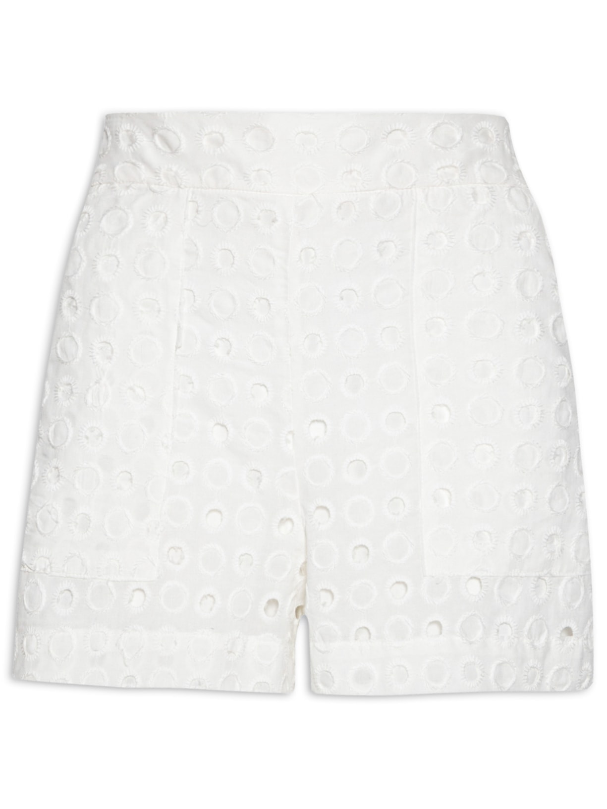 Short Feminino Laise Bolso Chapado - Off White