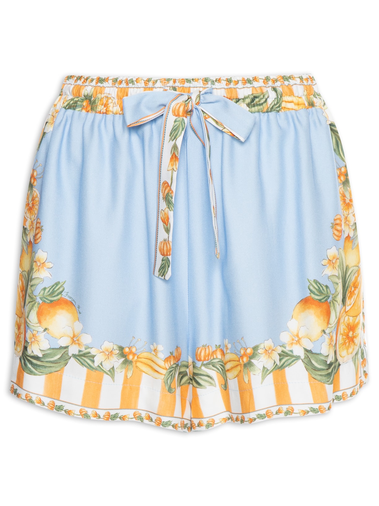 Short Feminino Laranja Doce Azul Farm
