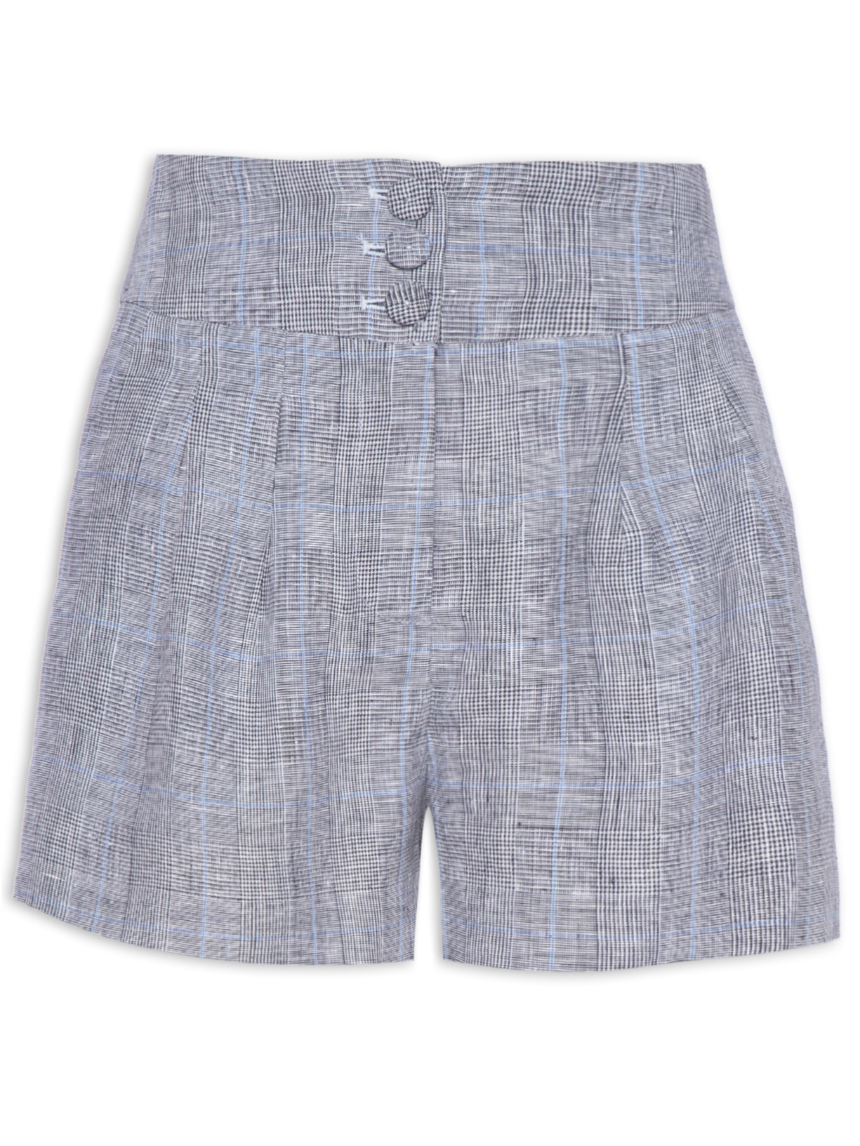 Short Feminino Laura - Cinza