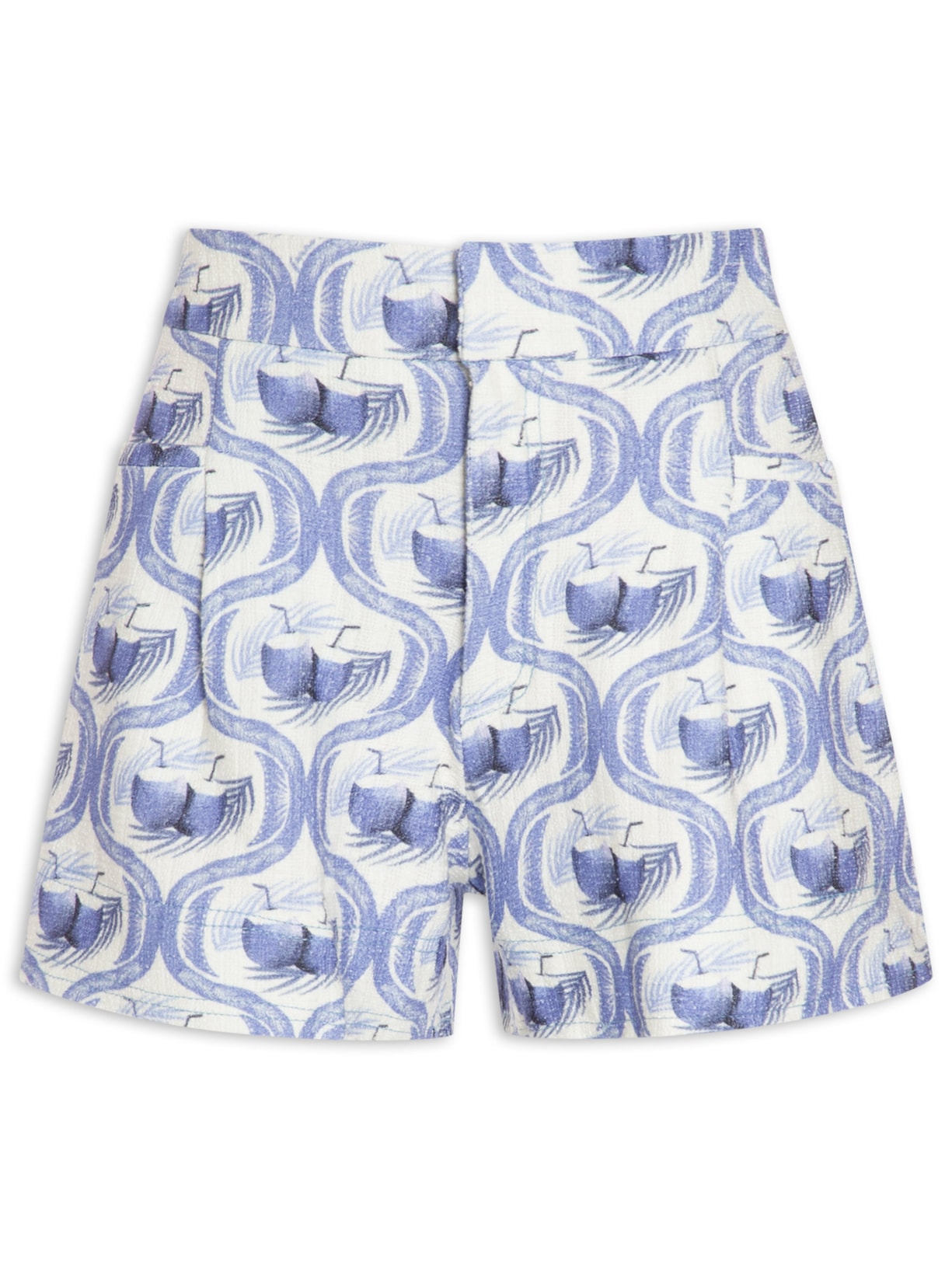 Short Feminino Lembrança De Verão - Azul