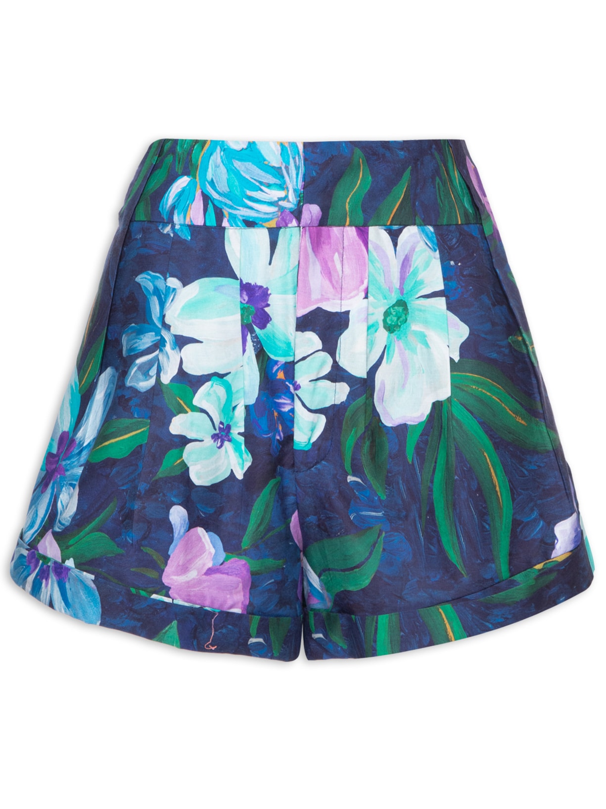 Short Feminino Lineia - Azul