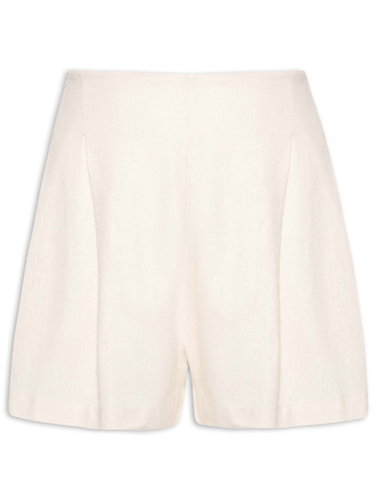 Short Feminino Linho Área - Bege