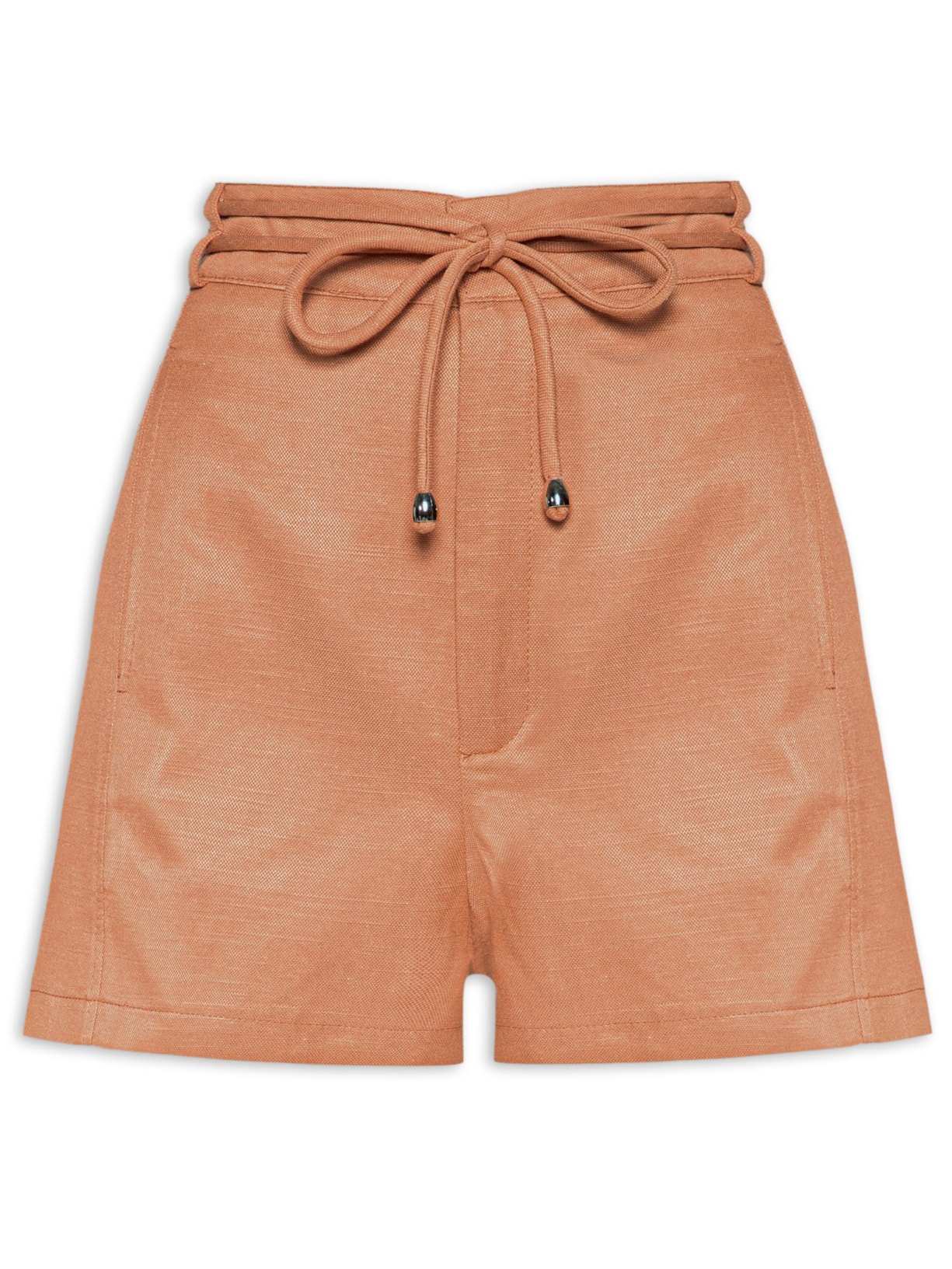 Short Feminino Linho - Laranja