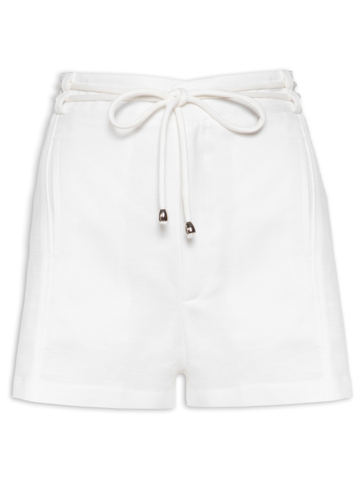 Short Feminino Linho - Off White