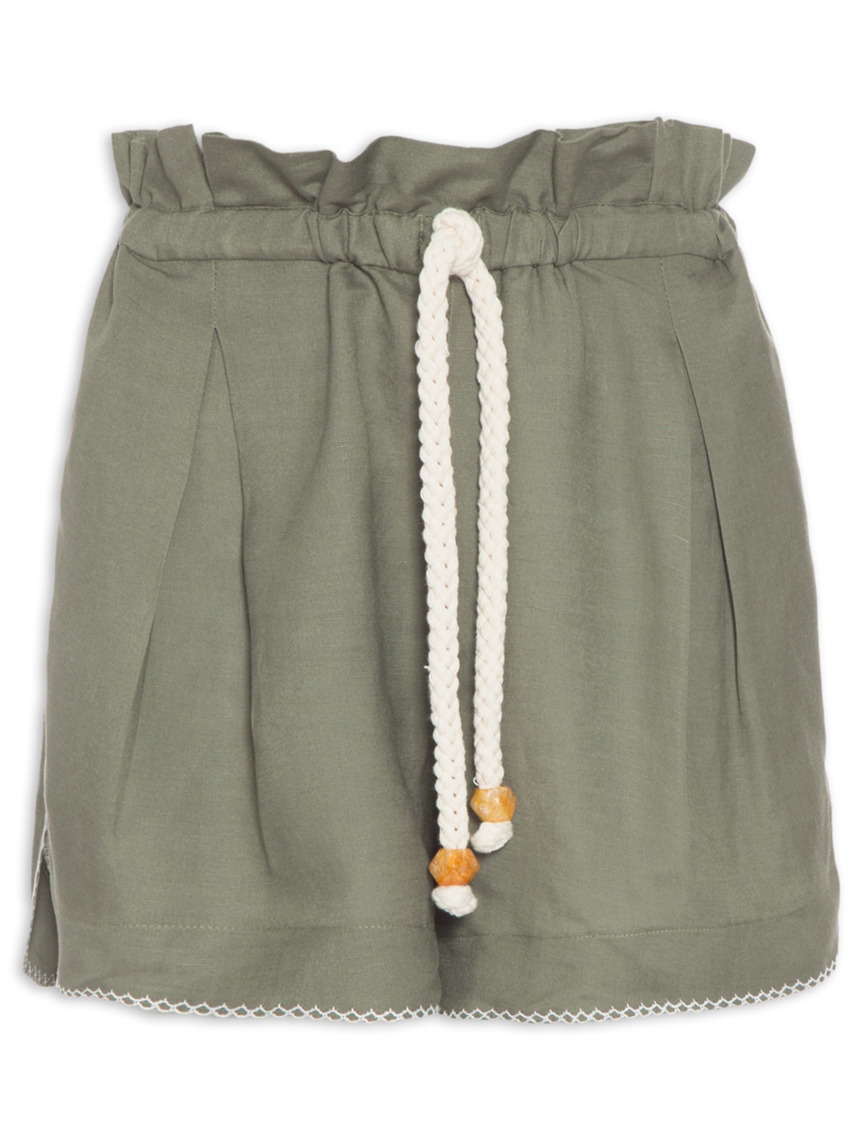Short Feminino Linho Picueta - Verde