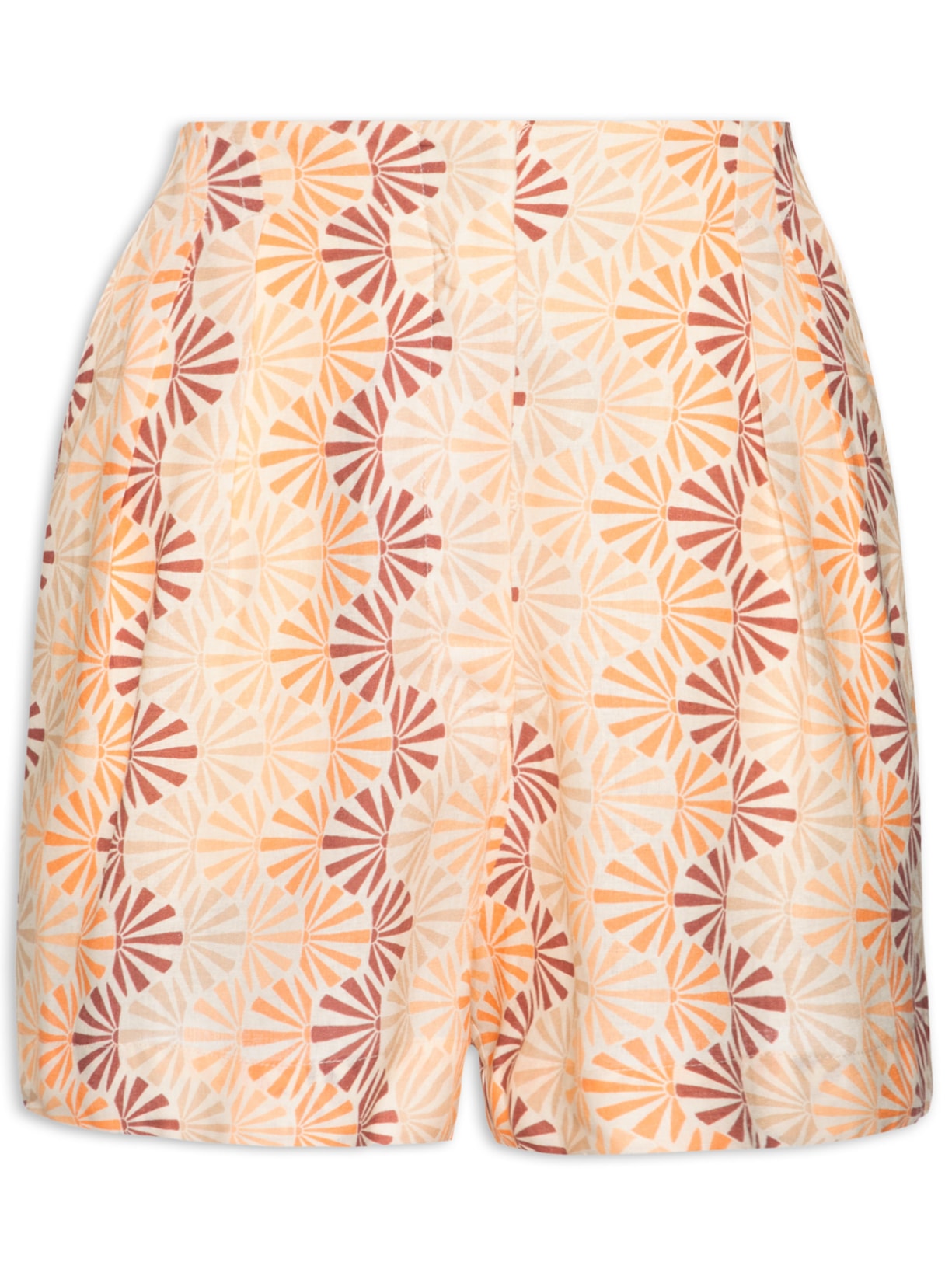 Short Feminino Linho Radiante - Marrom