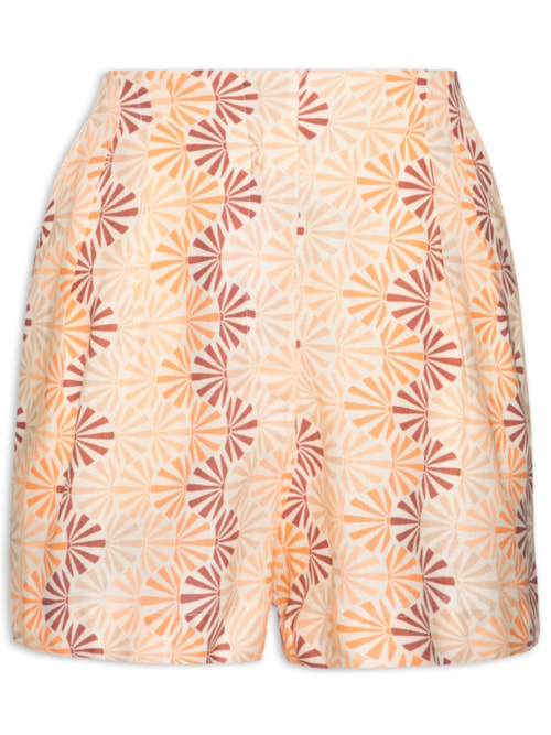 Short Feminino Linho Radiante - Marrom