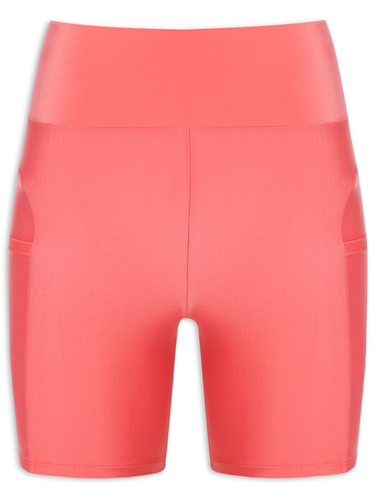 Short Feminino Liso Action - Laranja