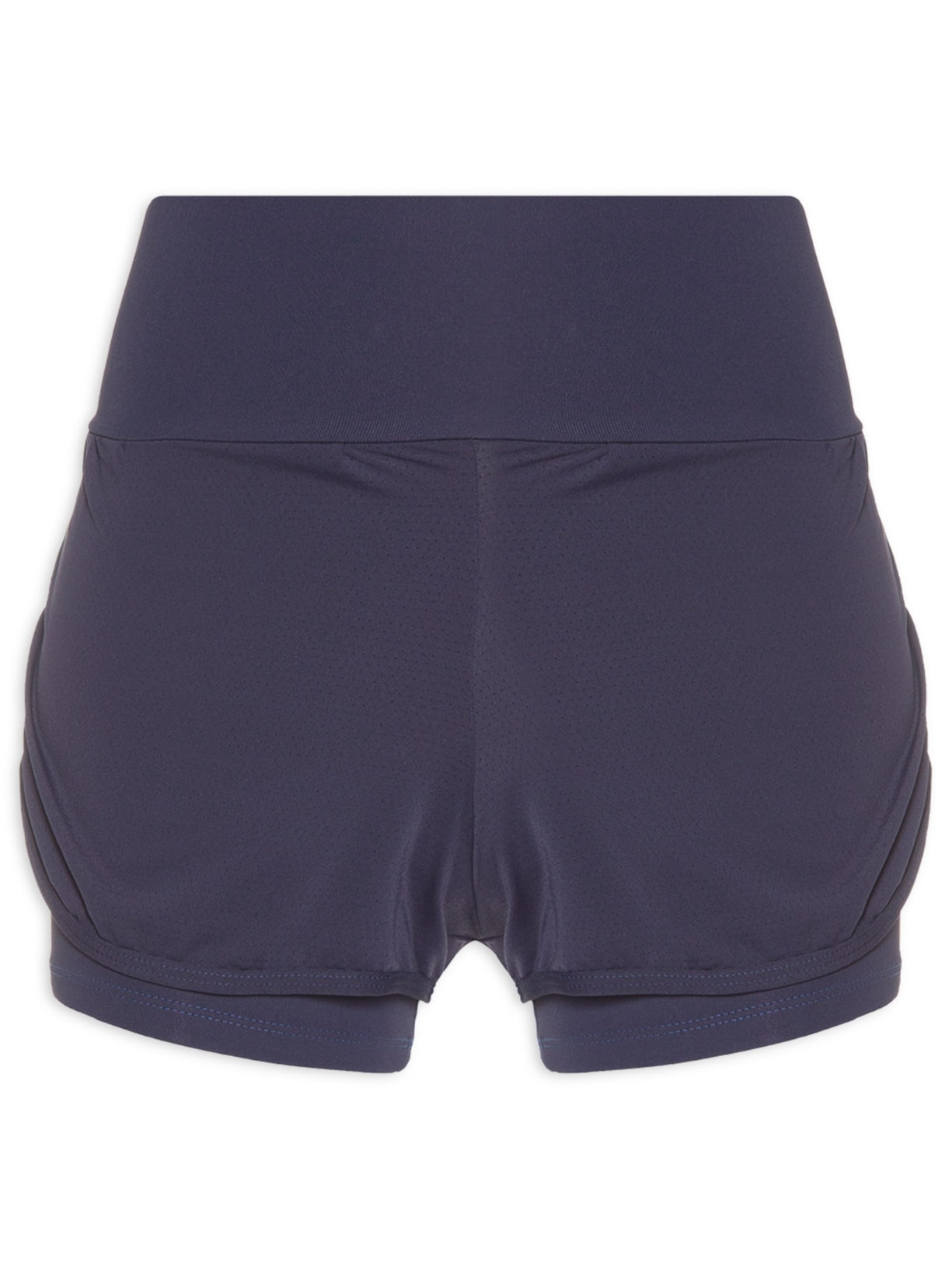 Short Feminino Liso - Azul