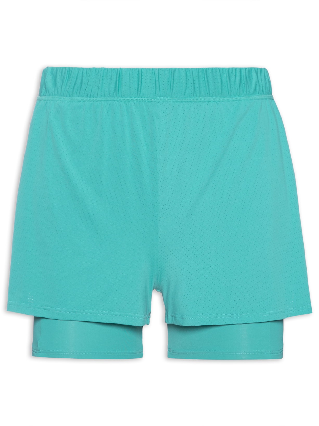 Short Feminino Liso - Azul