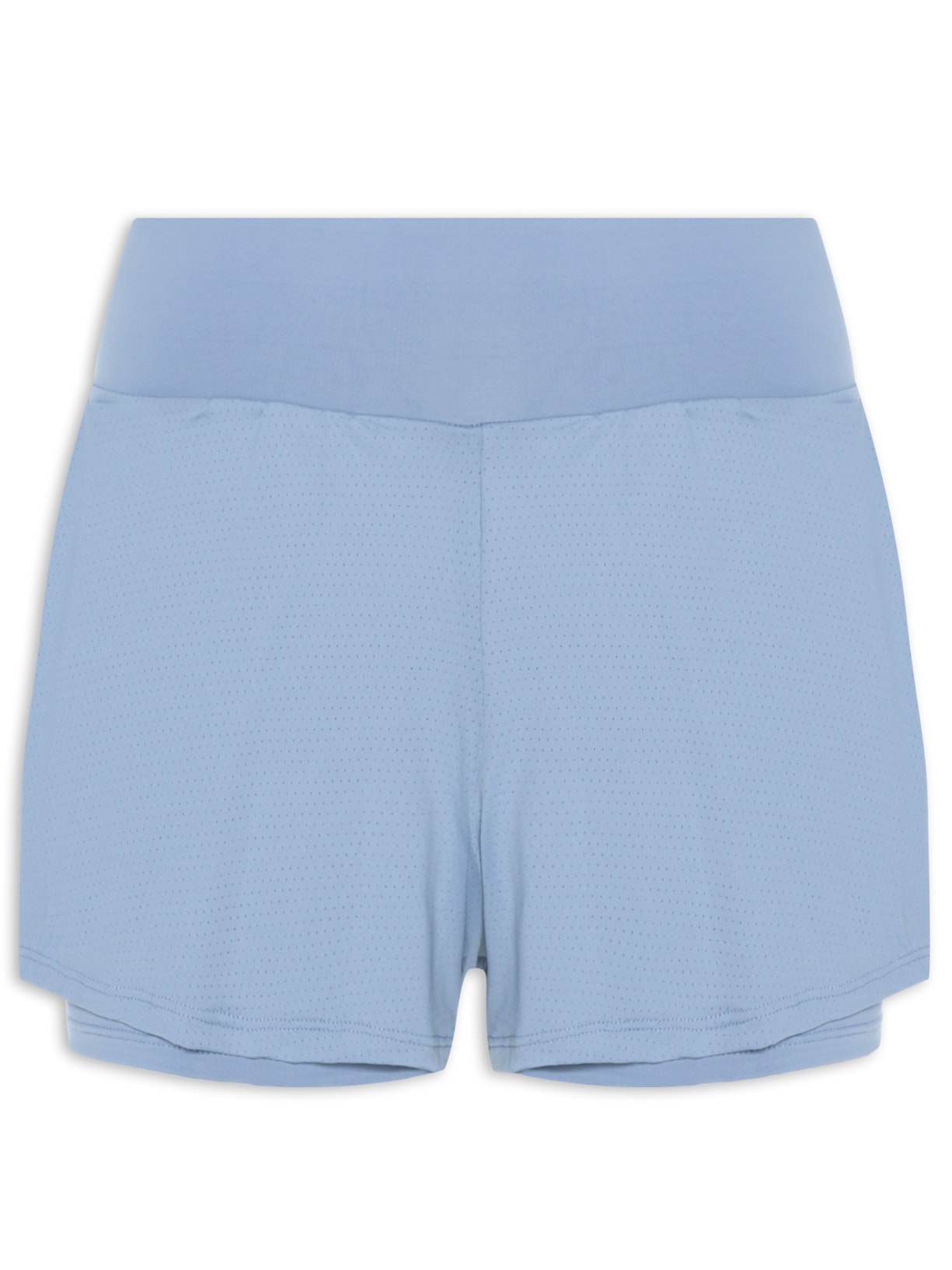 Short Feminino Liso - Azul
