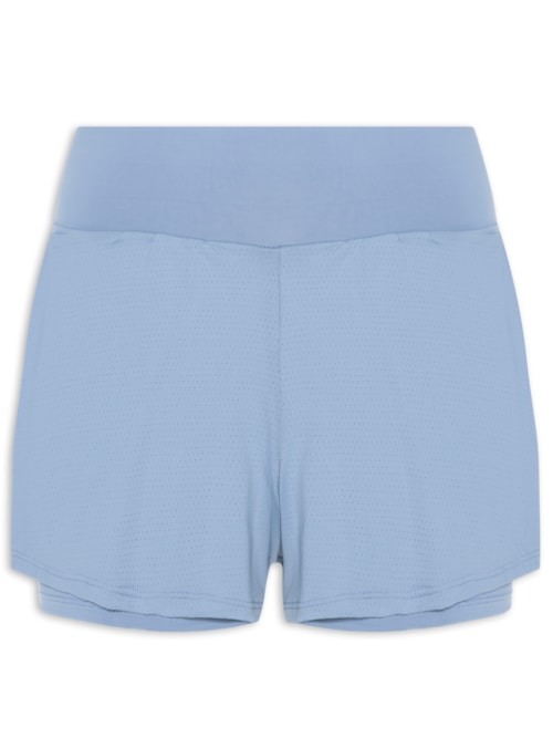 Short Feminino Liso - Azul