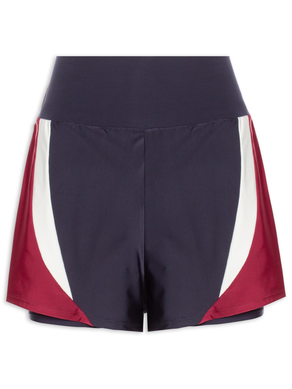 Short Feminino Liso - Azul