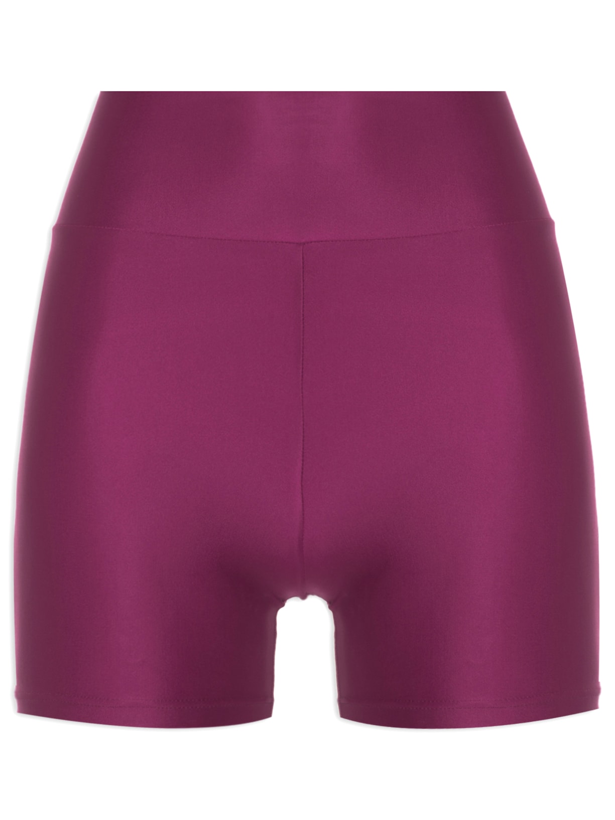 Short Feminino Liso Bolso - Vinho