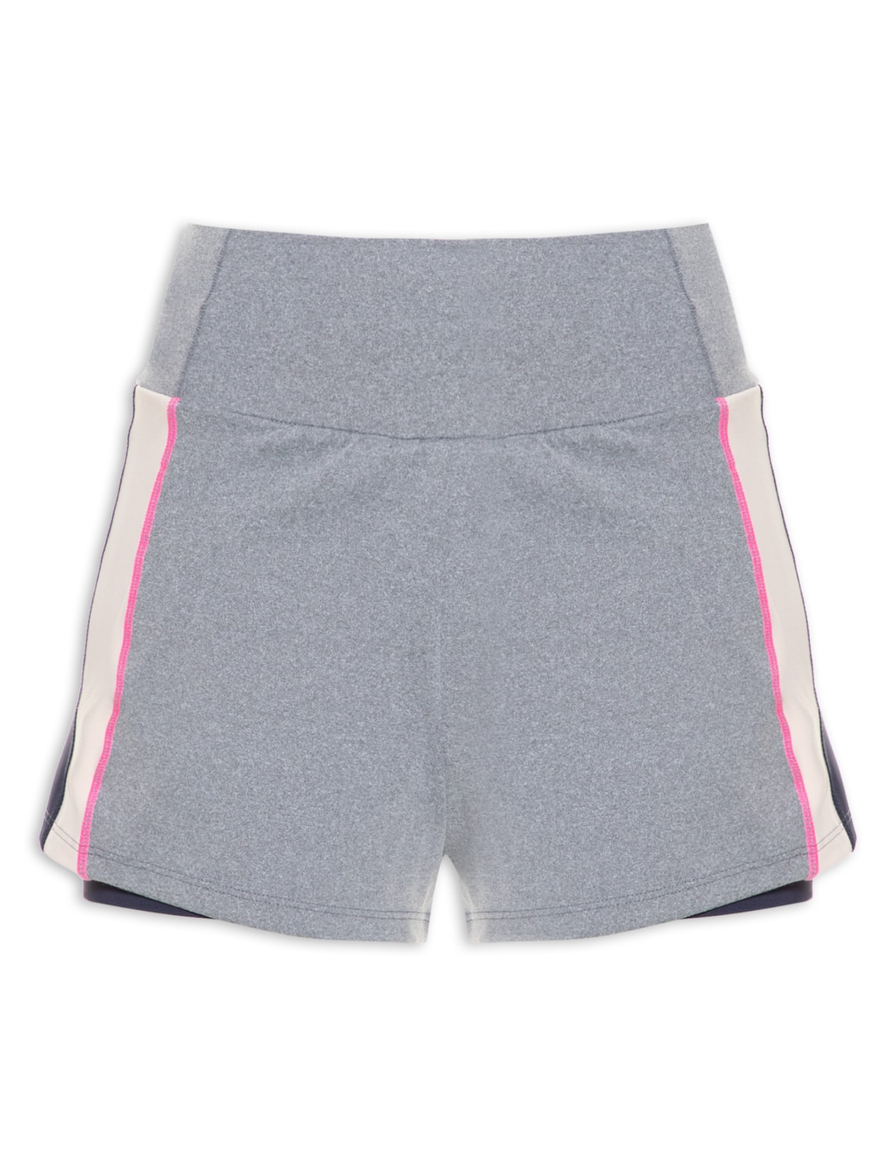 Short Feminino Liso Bridge - Cinza