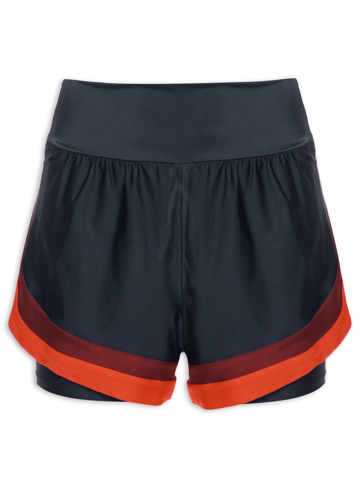 Short Feminino Liso Camping - Azul