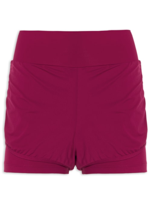Short Feminino Liso Move - Rosa