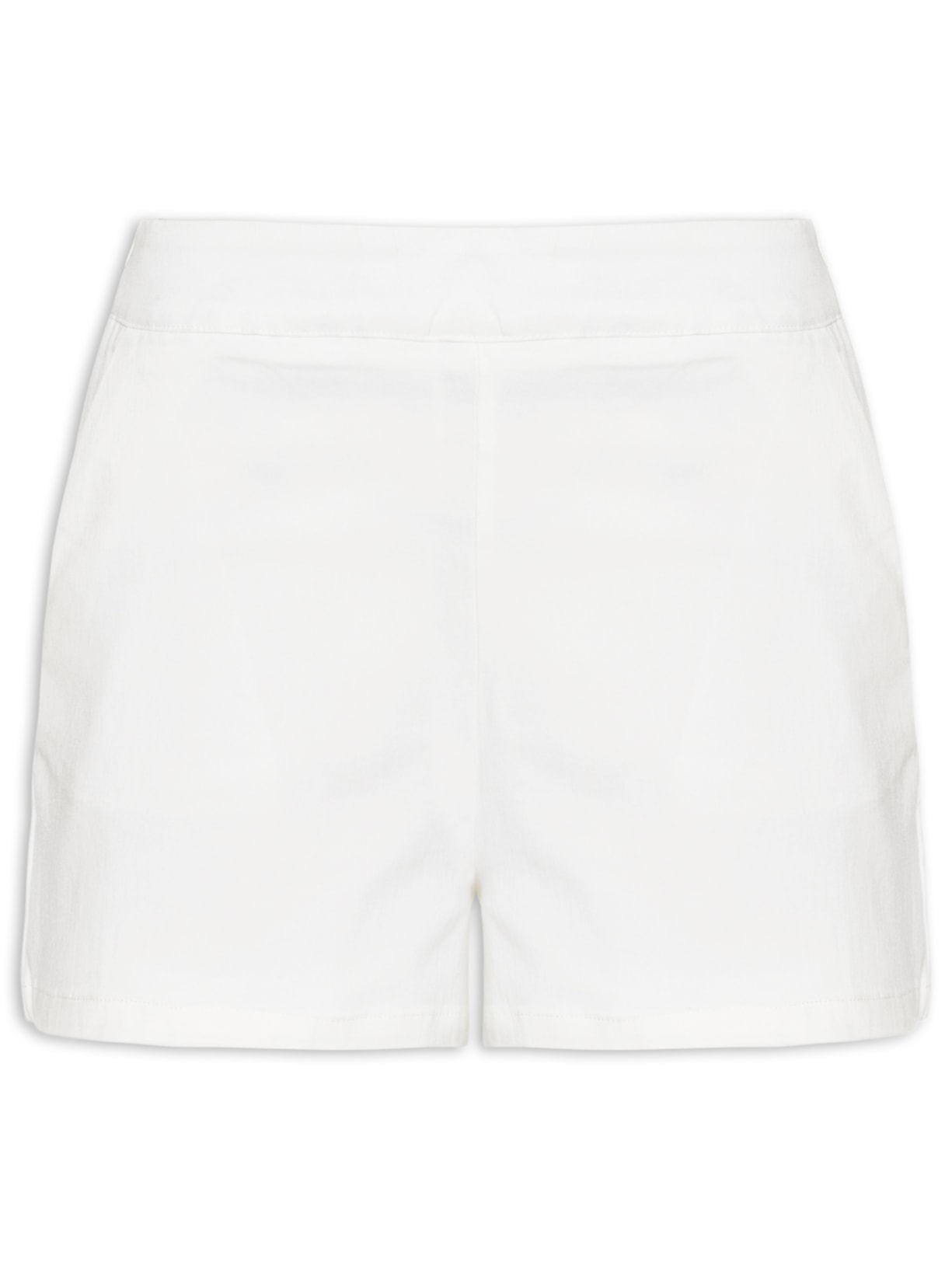 Short Feminino Liso - Off White