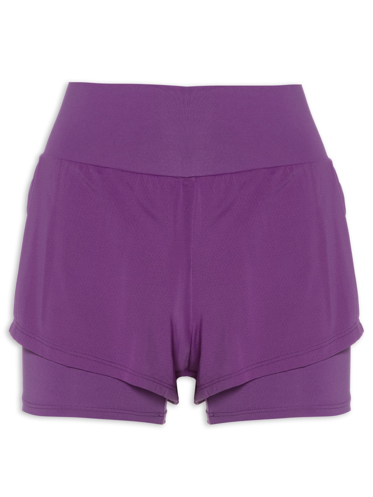 Short Feminino Liso - Roxo