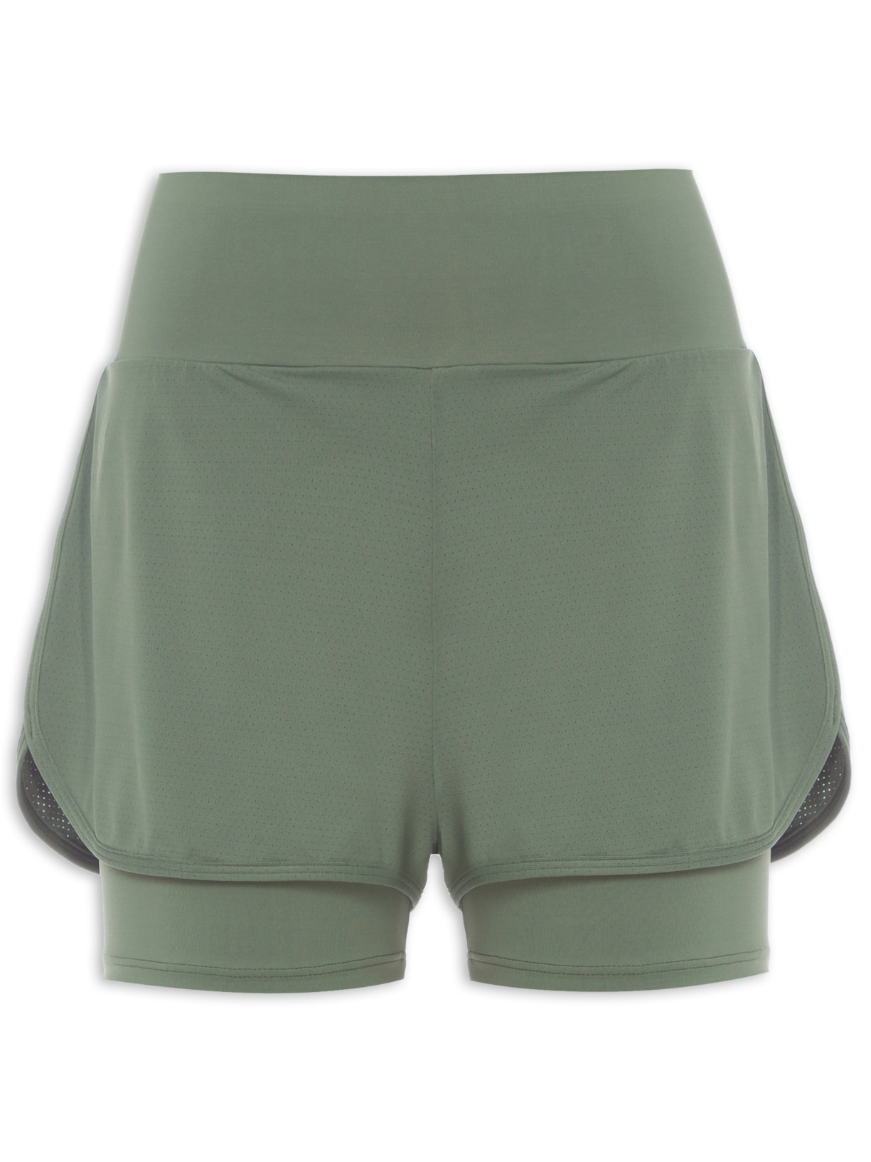 Short Feminino Liso - Verde
