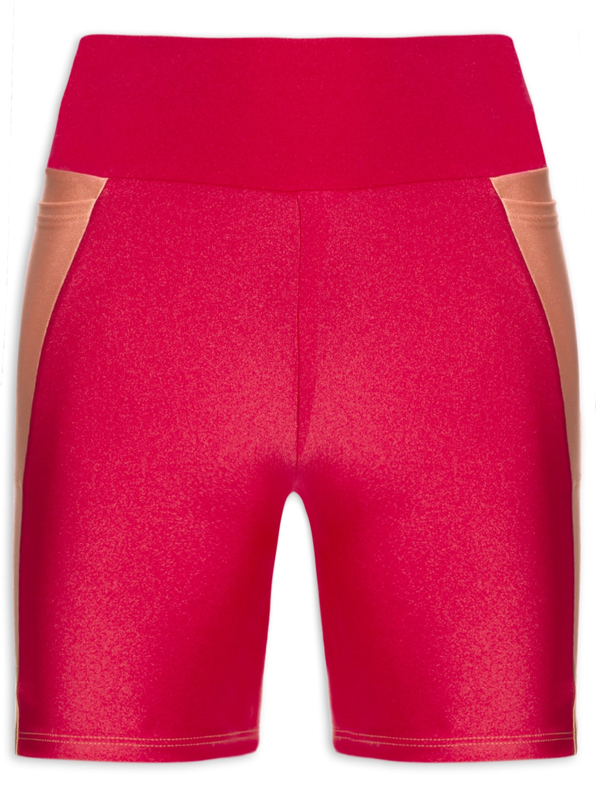 Short Feminino Liso - Vermelho