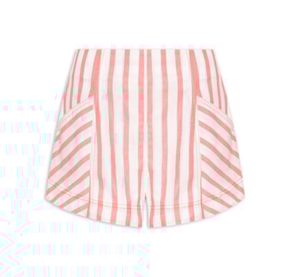 Short Feminino Listra Burburinho - Vermelho