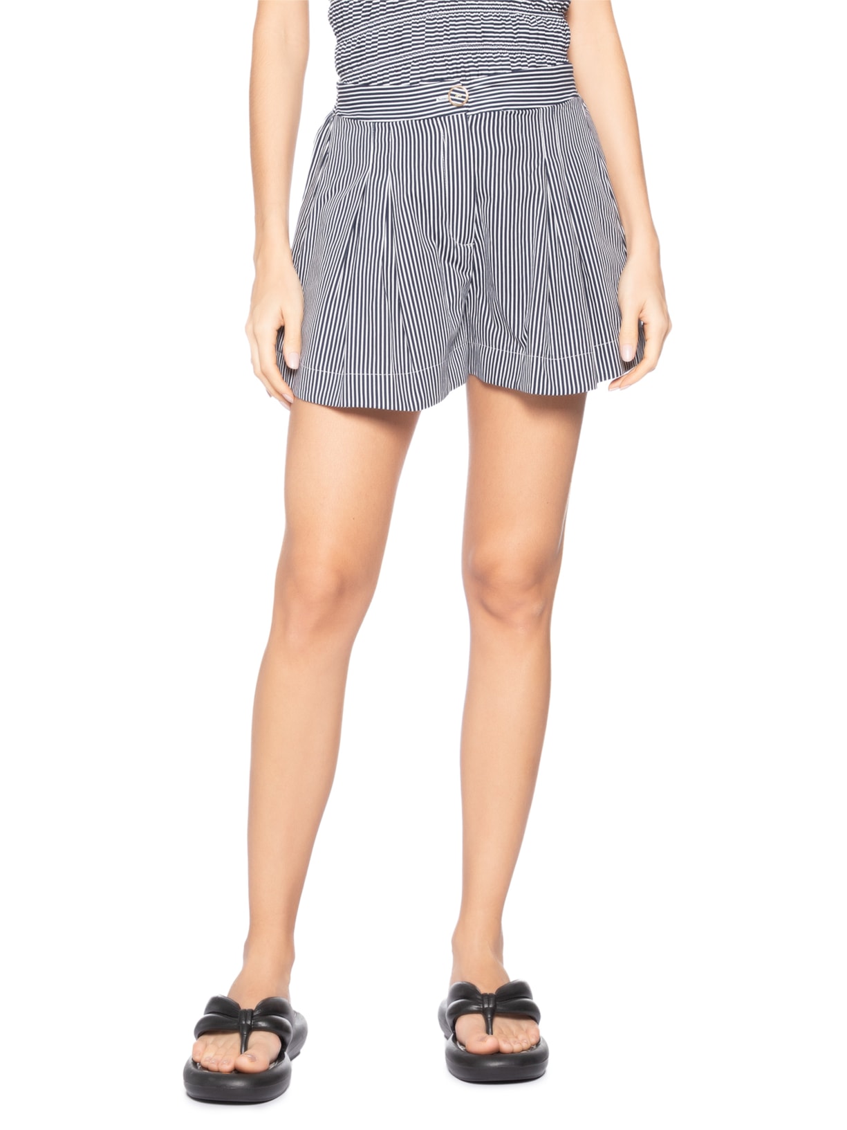 Short Feminino Listra Gabi Azul Farm