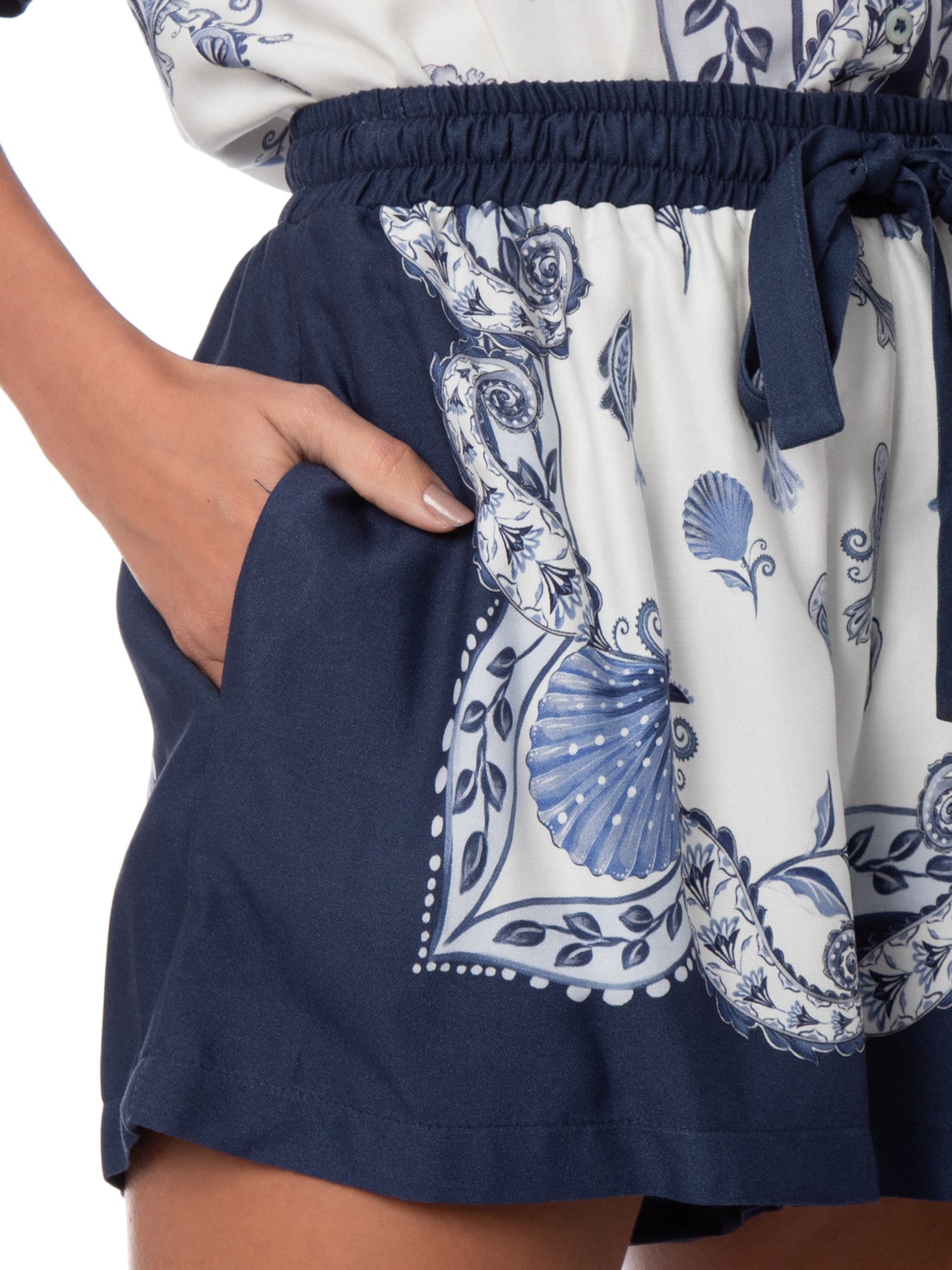 Short Feminino Mare de Concha Azul Farm