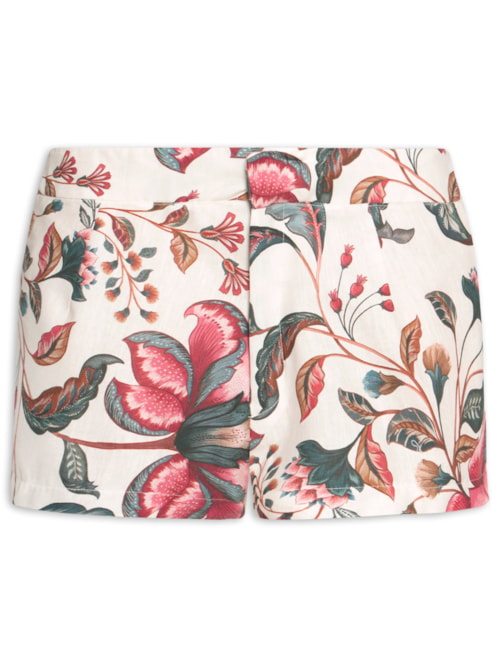 Short Feminino Mini Boho De Mar - Off White