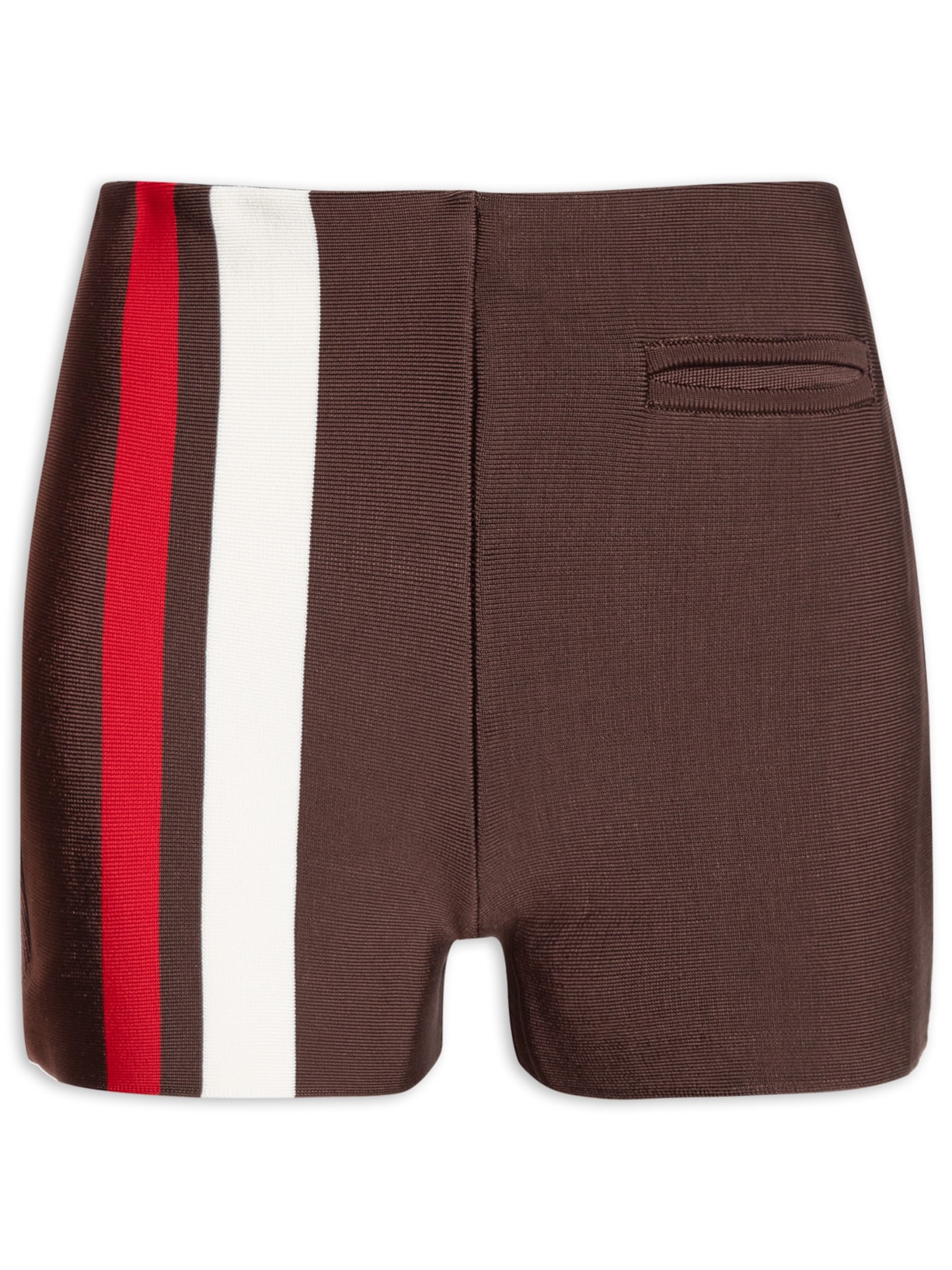 Short Feminino Mini Coucou Tricot - Marrom