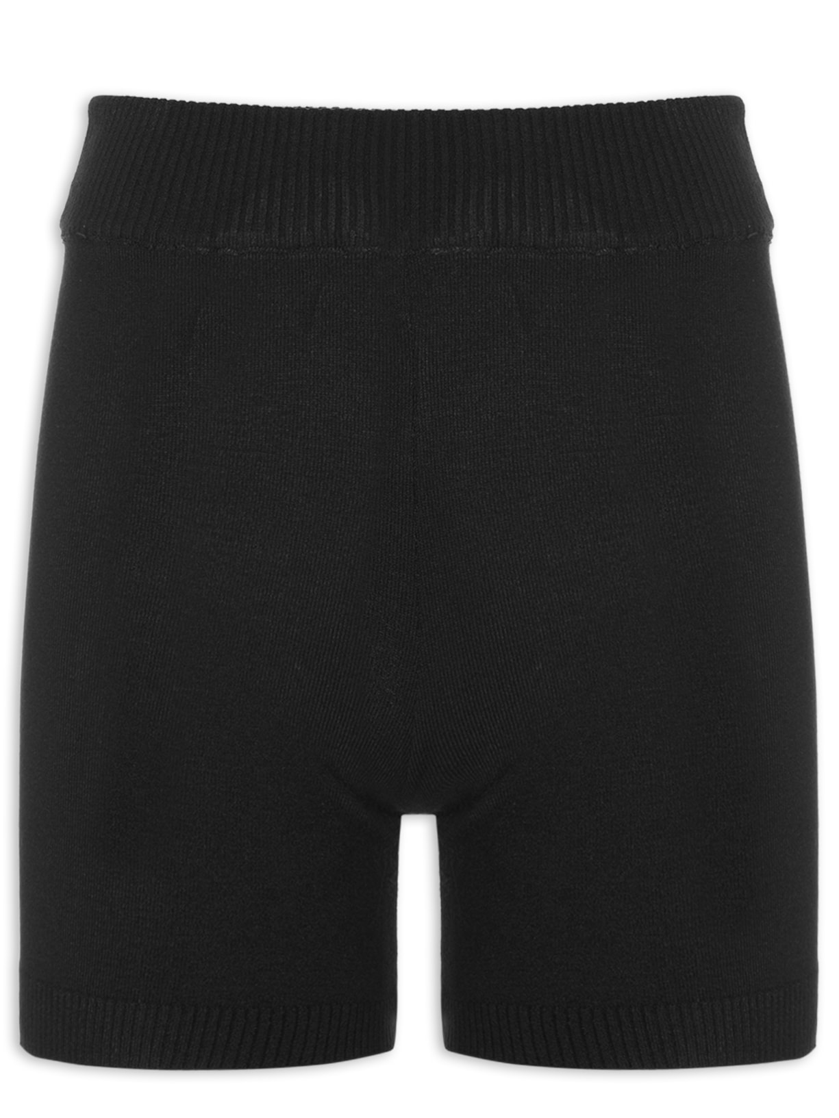 Short Feminino Mini Tricot - Preto