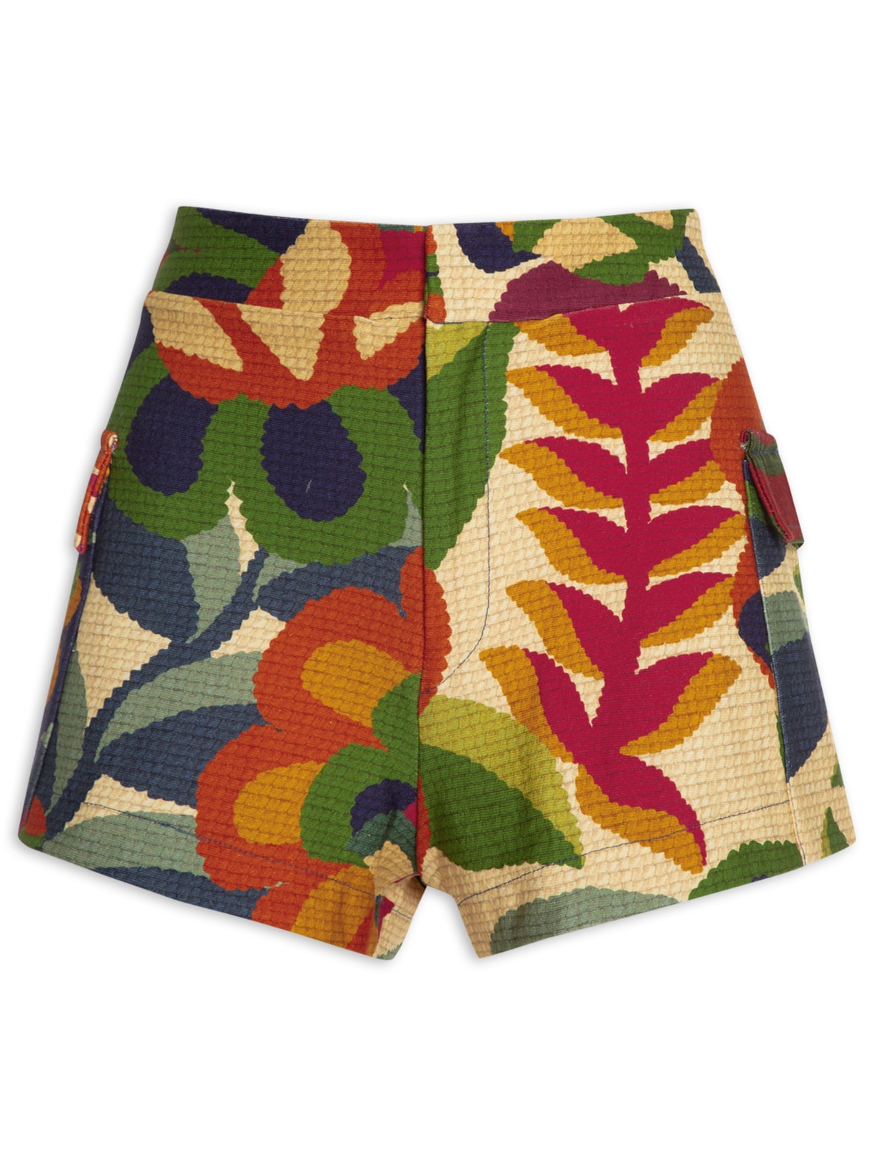 Short Feminino Moletom Paraty Laranja Farm