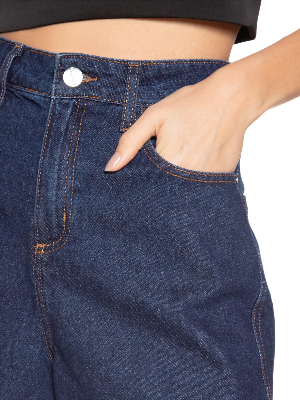 Short Feminino Nari Escuro Azul Le Lis