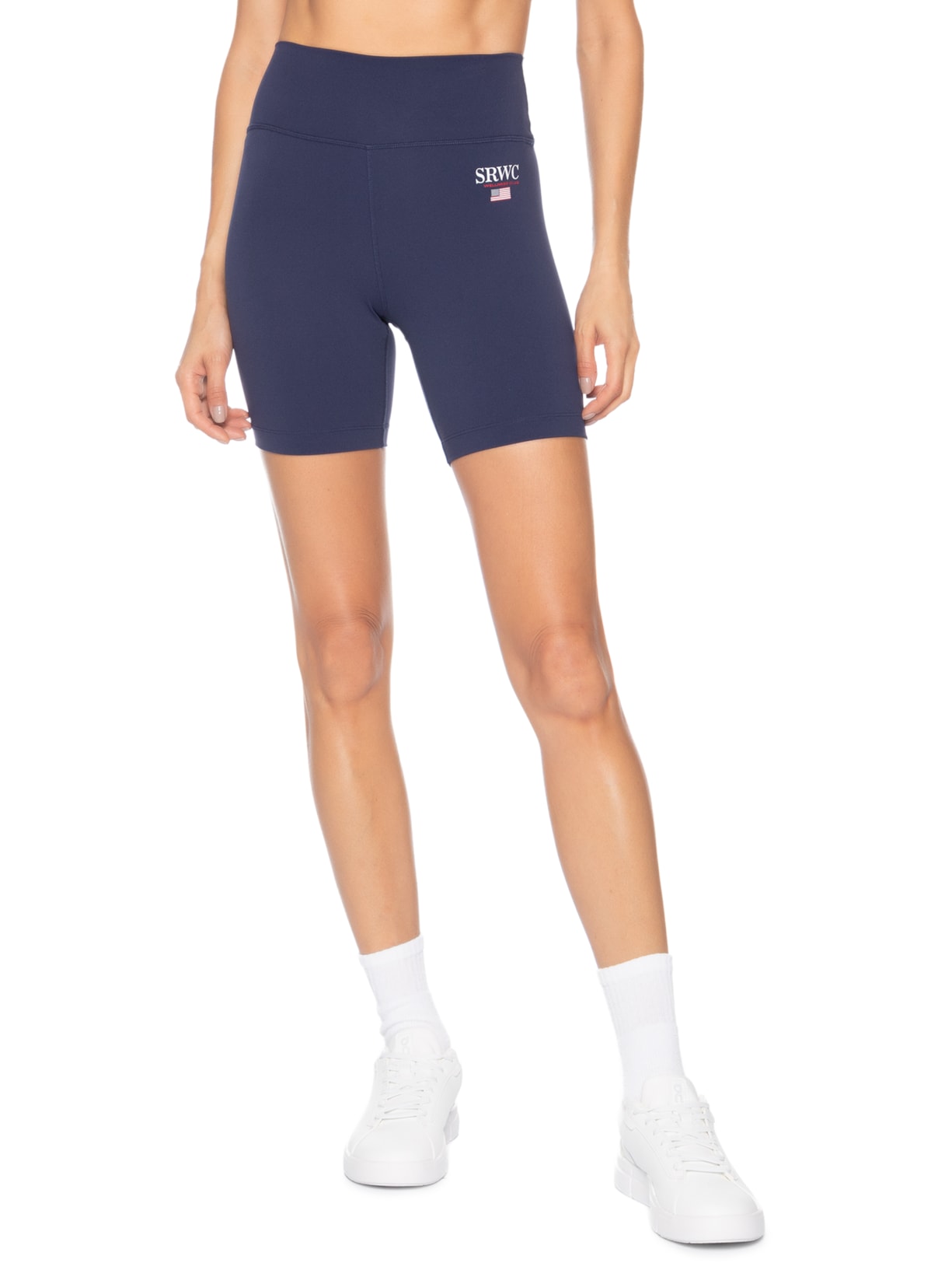 Short Feminino Nautical Biker Azul Sporty & Rich