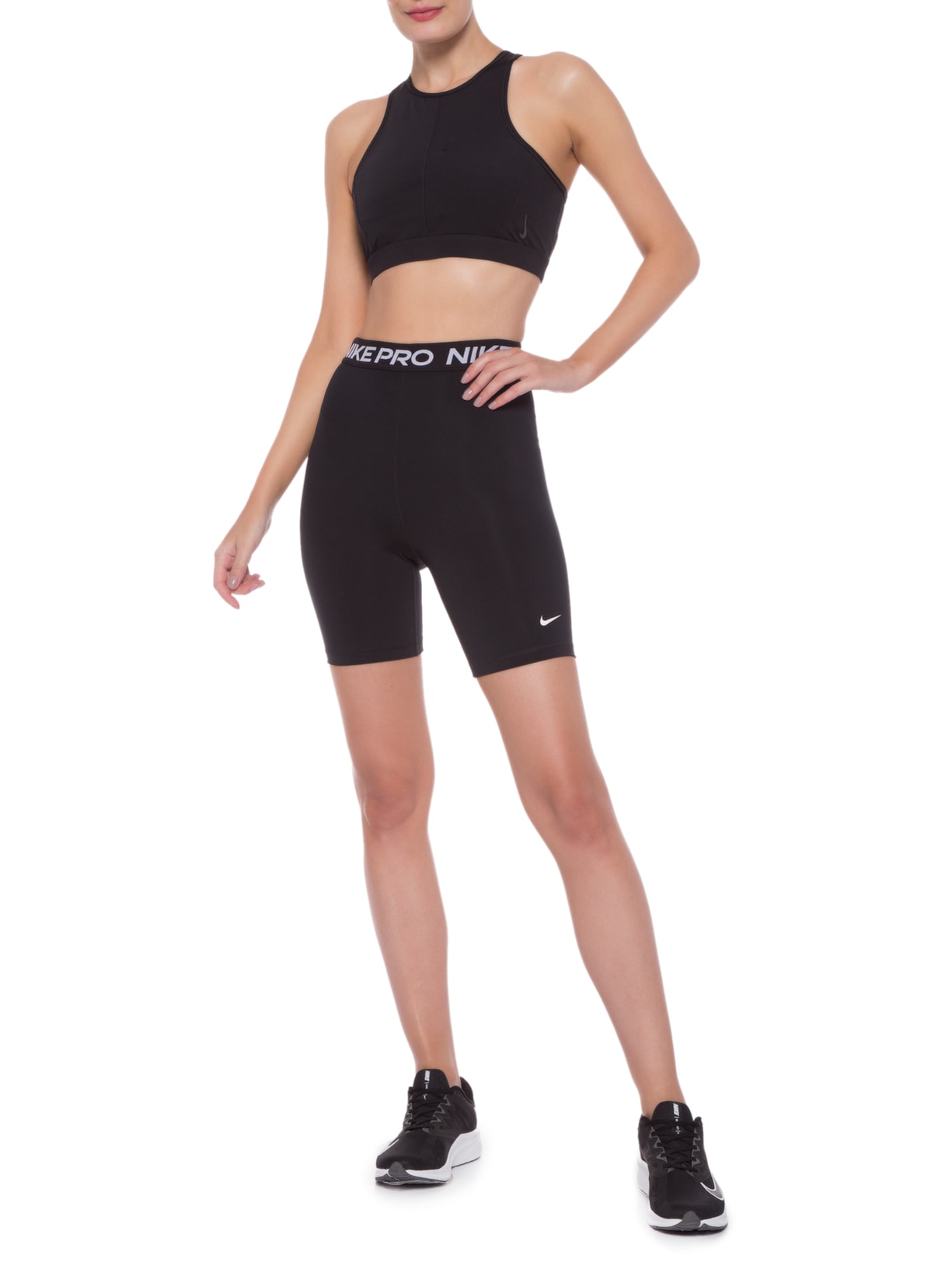 Short Feminino Np 365 7in Hi Rise Nike Preto