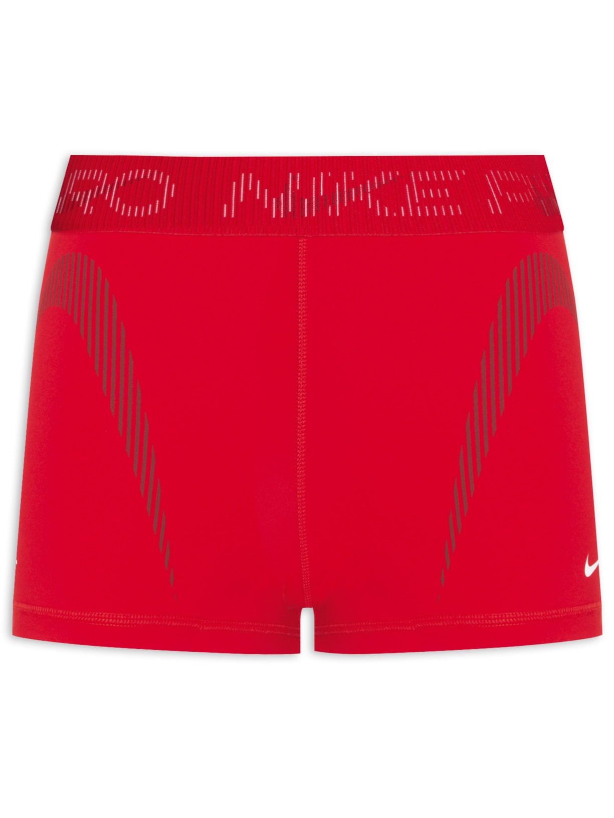 Short Feminino NP DF MR 3IN - Vermelho