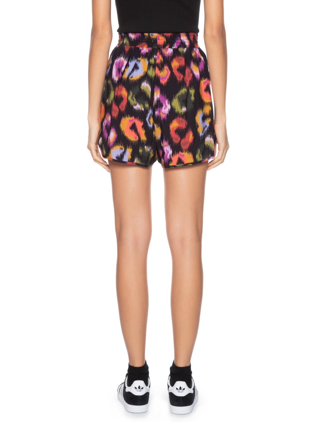 Short Feminino Onça De Cor  Preto Farm