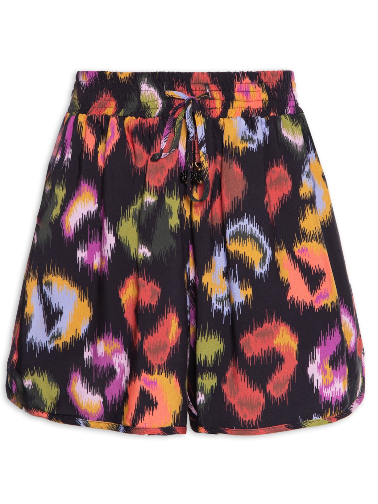 Short Feminino Onça De Cor  Preto Farm