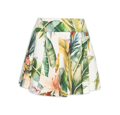 Short Feminino Pala Tropicalia - Branco