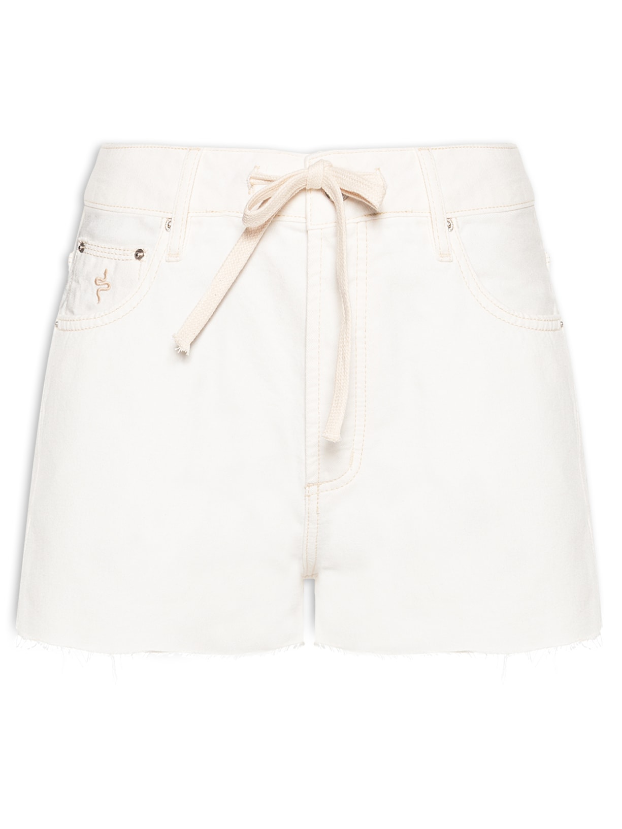 Short Feminino Phillipa Sarja Branco Bo.bô