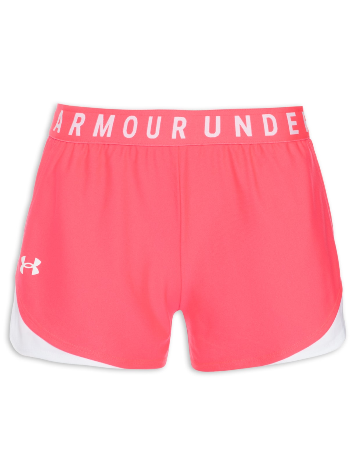 Short Feminino Play Up 3.0 Rosa Under Armour